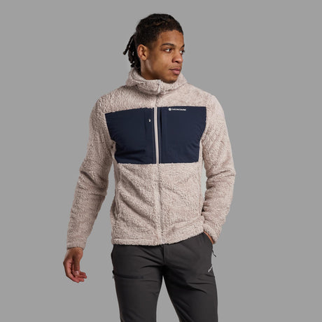 Oyster Montane Men's Caldus XT Hooded Fleece Jacket Front