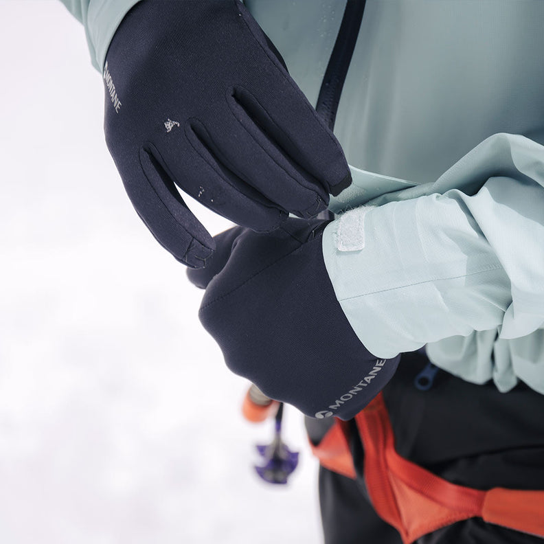 Heat Trendz Thick Windproof Winter Ski Gloves - Black - One Size - Unisex