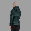 Deep Forest Montane Women's Anti-Freeze Hooded Down Jacket Model Back