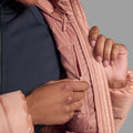 Pink Clay Montane Women's Anti-Freeze Hooded Down Jacket Model 6