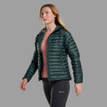 Deep Forest Montane Women's Anti-Freeze Lite Hooded Down Jacket Model 6