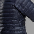 Eclipse Blue Montane Women's Anti-Freeze Lite Hooded Down Jacket Model 4