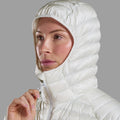 Powder Montane Women's Anti-Freeze Lite Hooded Down Jacket Model 4
