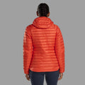 Tigerlily Montane Women's Anti-Freeze Lite Hooded Down Jacket Model Back