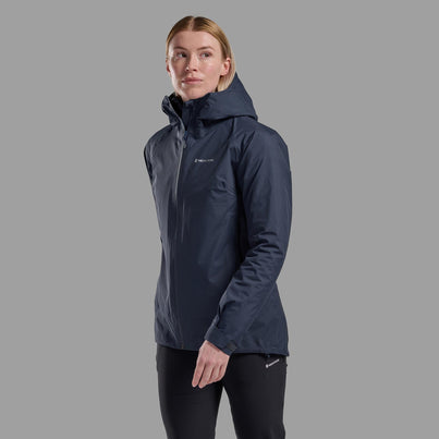 Eclipse Blue Montane Women's Cetus Waterproof Jacket Front