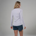 Lilac Haze Montane Women's Dart Nano Long Sleeve T-Shirt Model Back