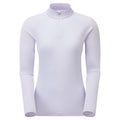 Lilac Haze Montane Women's Dart Zip Neck T-Shirt Front