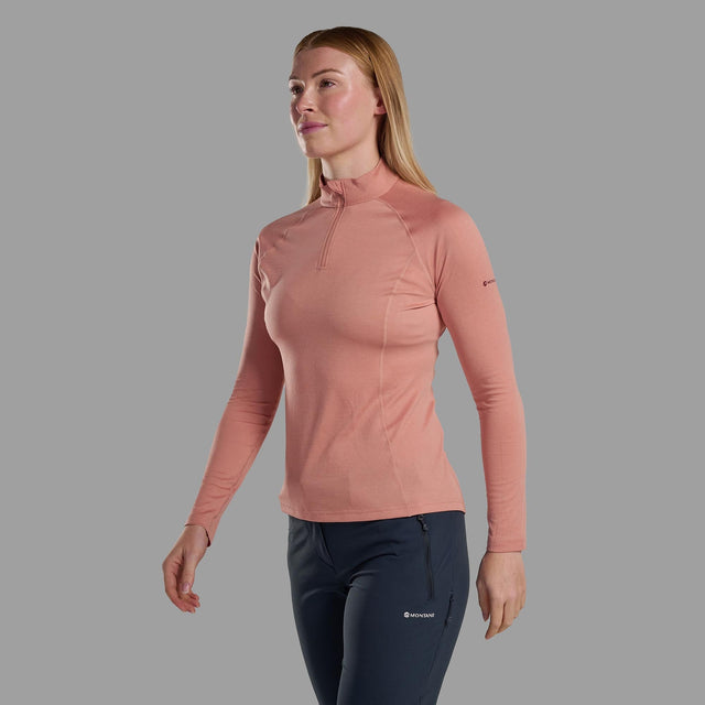 Montane Damen Dart Zip Neck T-Shirt - AW26