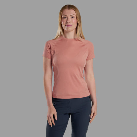 Pink Clay Montane Women's Dart T-Shirt Front