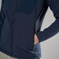 Eclipse Blue Montane Women's Dura Hooded Fleece Jacket Model 4 FDURHECL