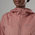 Pink Clay Montane Women's Featherlite Hooded Windproof Jacket Model 4