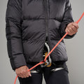 Midnight Grey Montane Women's Glacium Hooded Down Jacket Model 7 FGLAHMNG