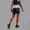 Black Montane Women's Jetstream 4" Trail Running Shorts Model Back