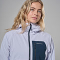 Lilac Haze Montane Women's Khamsin Lite Hooded Softshell Jacket Model 6 FKHLHLIL