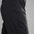 Black Montane Women's Khamsin Lite Softshell Pants Model 6 FKLPRBLA