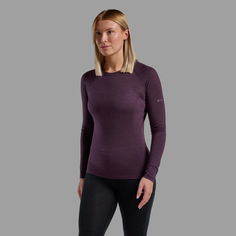 Mulberry Montane Women's Malli Long Sleeve Merino T-Shirt Front