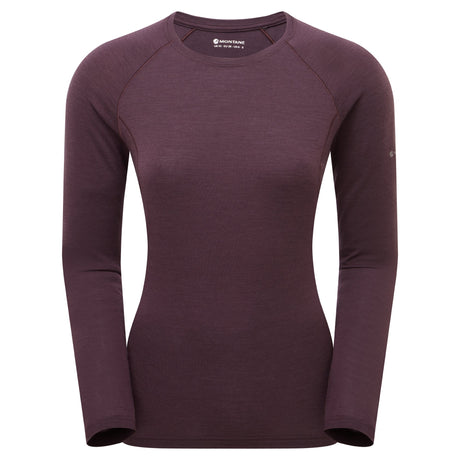 Mulberry Montane Women's Malli Long Sleeve Merino T-Shirt Front