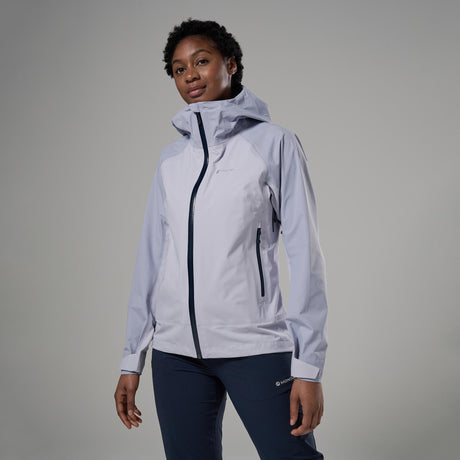 Lilac Haze Montane Women's Norste XT Waterproof Jacket Front FNXTJLIL