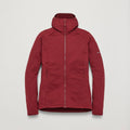 Dark Maple Montane Women's Protium Hooded Fleece Jacket Front FPRHODAM