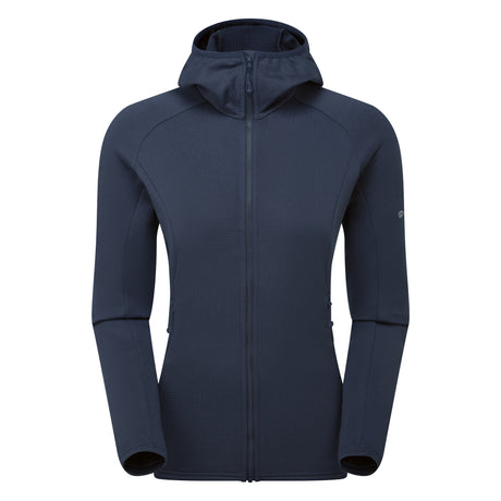 Eclipse Blue Montane Women's Protium Hooded Fleece Jacket Front