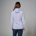 Lilac Haze Montane Women's Protium Hooded Fleece Jacket Model Back FPRHOLIL