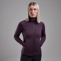 Mulberry Montane Women's Protium Hooded Fleece Jacket Model 3