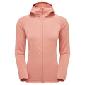 Pink Clay Montane Women's Protium Hooded Fleece Jacket Front