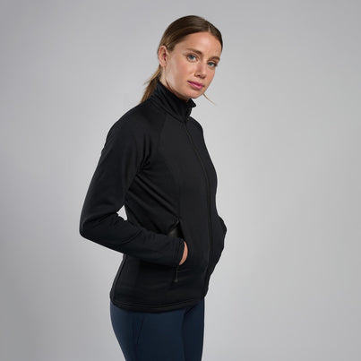 Black Montane Women's Protium Fleece Jacket Front