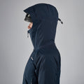 Eclipse Blue Montane Women's Phase XPD Waterproof Jacket Model 6