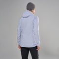 Lilac Haze Montane Women's Sirocco Hooded Insulated Jacket Model Back FSIRHLIL