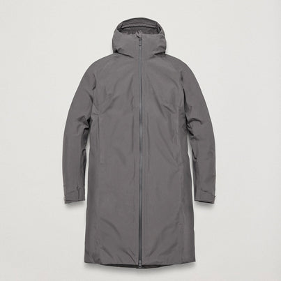 Dusk Montane Women's Spirit Long Insulated Waterproof Jacket Front FSLIJDUS