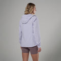 Lilac Haze Montane Women's Tenacity Nano Hooded Softshell Jacket Model Back