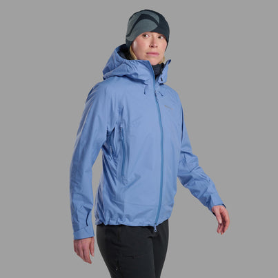 Cornflower Montane Women's Torren Waterproof Jacket Front