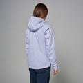 Lilac Haze Montane Women's Vortic Waterproof Jacket Model Back FVORJLIL