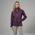 Mulberry Montane Women's Vortic Waterproof Jacket Model Front