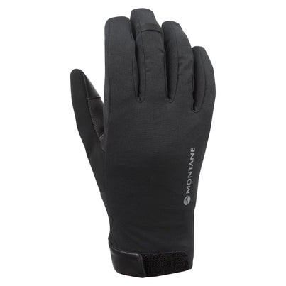 Black Montane Women's Duality Insulated Waterproof Gloves Front