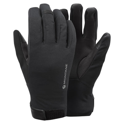 Black Montane Women's Duality Insulated Waterproof Gloves Front
