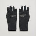Black Montane Men's Khamsin Lite Softshell Gloves Model Front GMKLIBLA