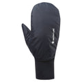 Black Montane Switch Gloves with Pull-Out Mitt Model Front