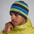 Eclipse Blue Montane Brew Beanie Hat Model Front