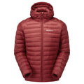 Dark Maple Montane Men's Anti-Freeze Hooded Down Jacket Front