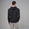 Black Montane Men's Alhena Merino Blend Hoodie Model Back