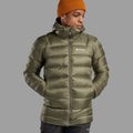 Caper Montane Men's Anti-Freeze XT Hooded Down Jacket Model 3