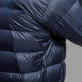 Eclipse Blue Montane Men's Anti-Freeze XT Hooded Down Jacket Model 6