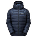 Eclipse Blue Montane Men's Anti-Freeze XT Hooded Down Jacket Front