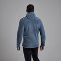 Stone Blue Montane Men's Caldus XT Hooded Fleece Jacket Model Back