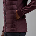 Dark Garnet Montane Men's Composite Hooded Down Jacket Model 5