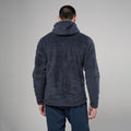 Dark Sky Montane Men's Caldus XT 2.0 Hooded Fleece Jacket Model Back MCXTHDAS