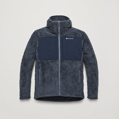 Dark Sky Montane Men's Caldus XT 2.0 Hooded Fleece Jacket Front MCXTHDAS