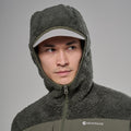 Moss Montane Men's Caldus XT 2.0 Hooded Fleece Jacket Model 7 MCXTHMOS